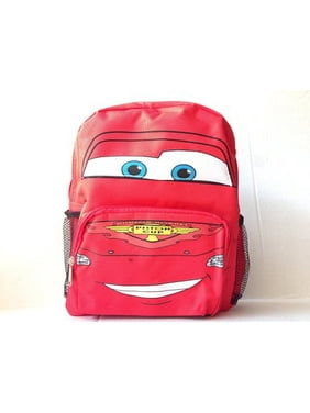 Disney Pixar Cars 3 Lightning McQueen Hot Wheel Shape 9/" School Bag Backpack Kid